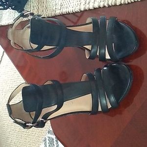 Franco Sarto Leather  Sandals heels